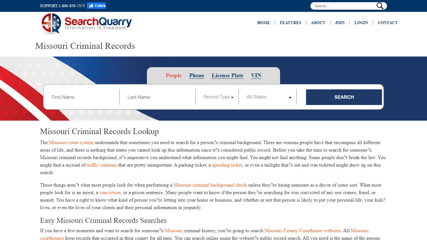 Free Missouri Criminal Records | Enter a Name & View Criminal Records